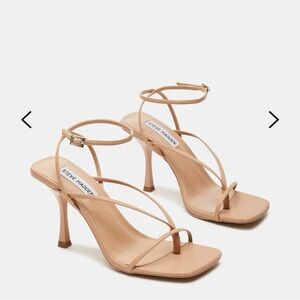 Steve Madden Tan Strappy Heels